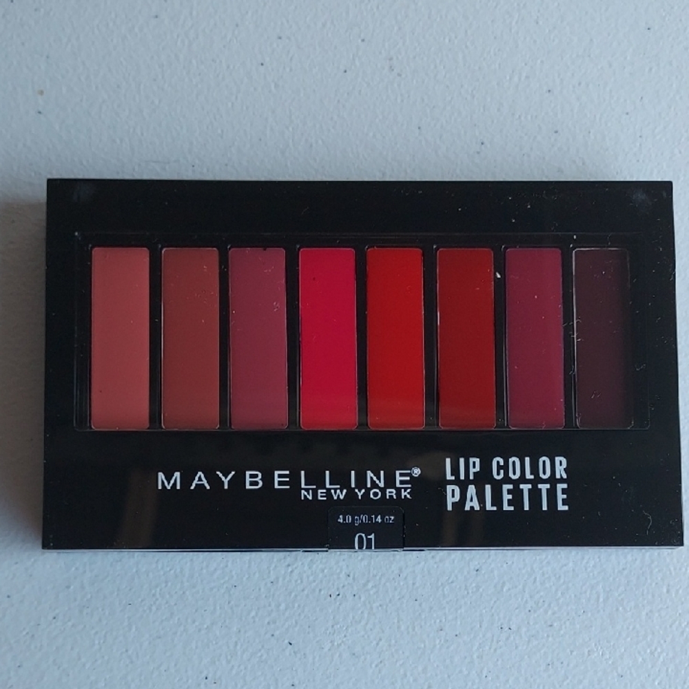 Maybelline Red and Pink Matte Lipstick Palatte
